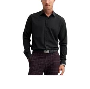 Apt. 9Classic Black Dress Shirt Regular Fit XL 17-17 1/2 36/37